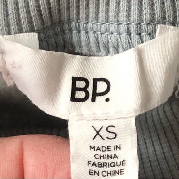 BP Womens Dip Dyed Blue Ombre Crew Neck Sweatshirt Size XS - Picture 5 of 9